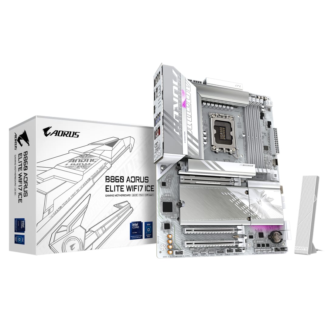 Placă de bază Gigabyte B860 AORUS ELITE WIFI7 ICE LGA1851 - imagine 2