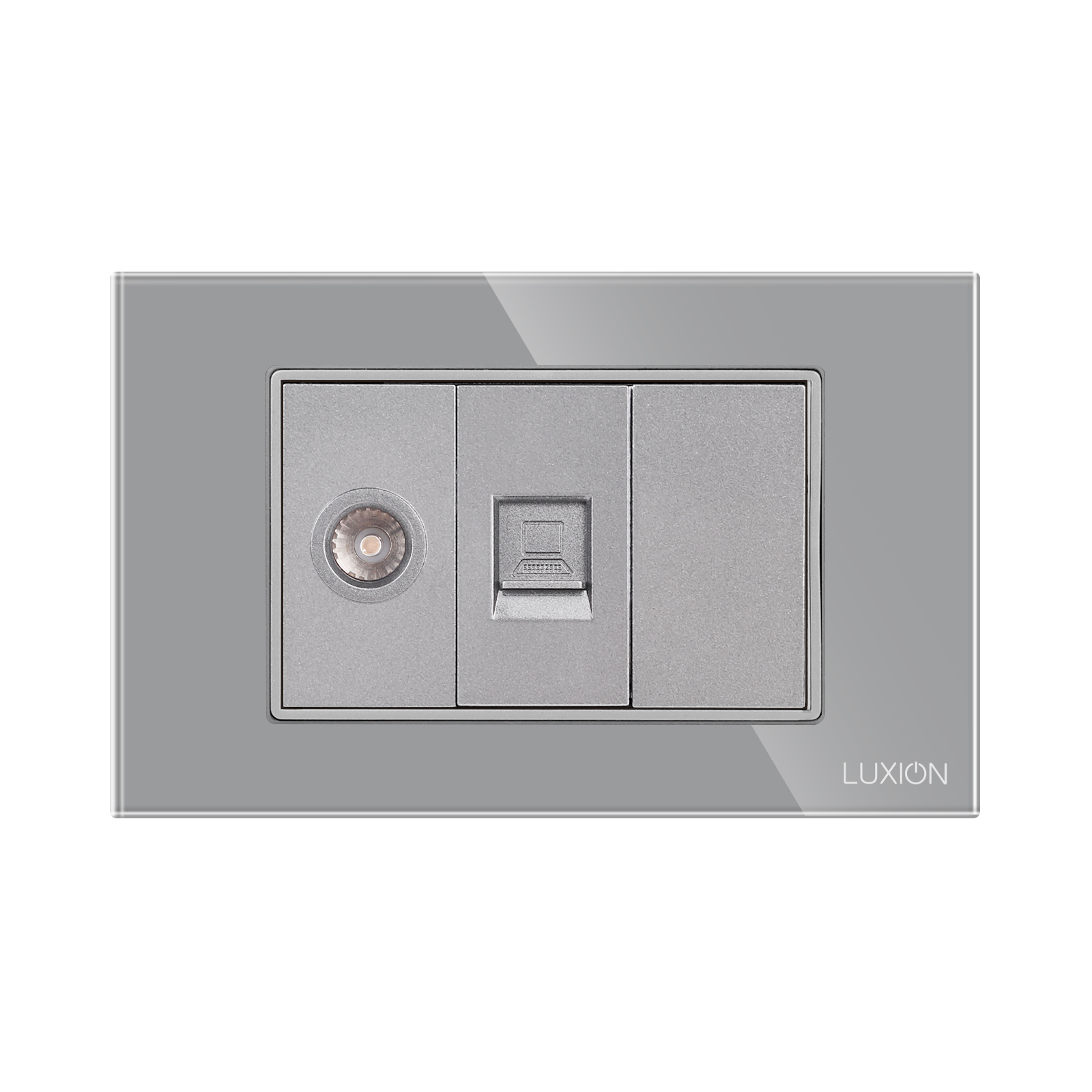 Priza TV+Internet Sticla Luxion IP44 - imagine 14