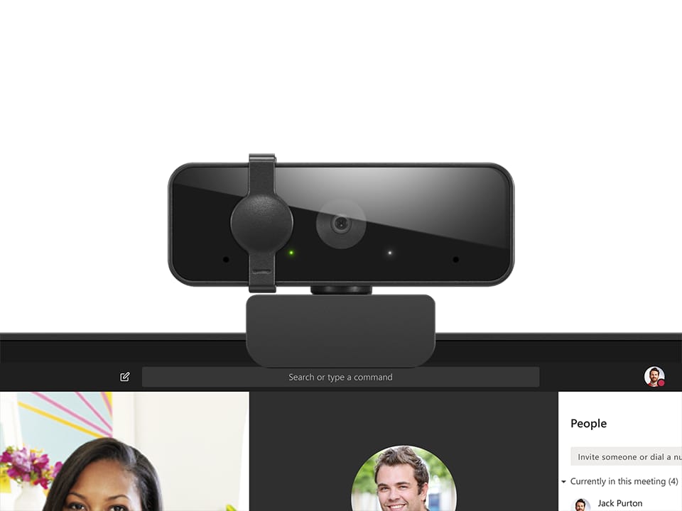 Camera Web Lenovo 310 FHD Full HD cu Microfon - USB-A - imagine 5