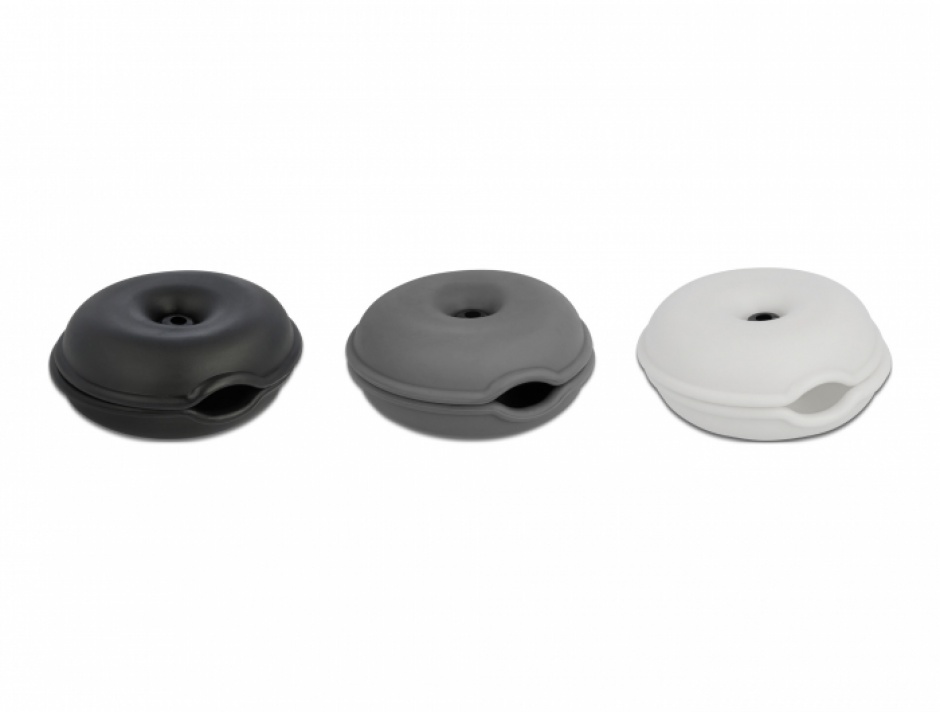 Set 3 Organizatoare Cablu Delock 18334