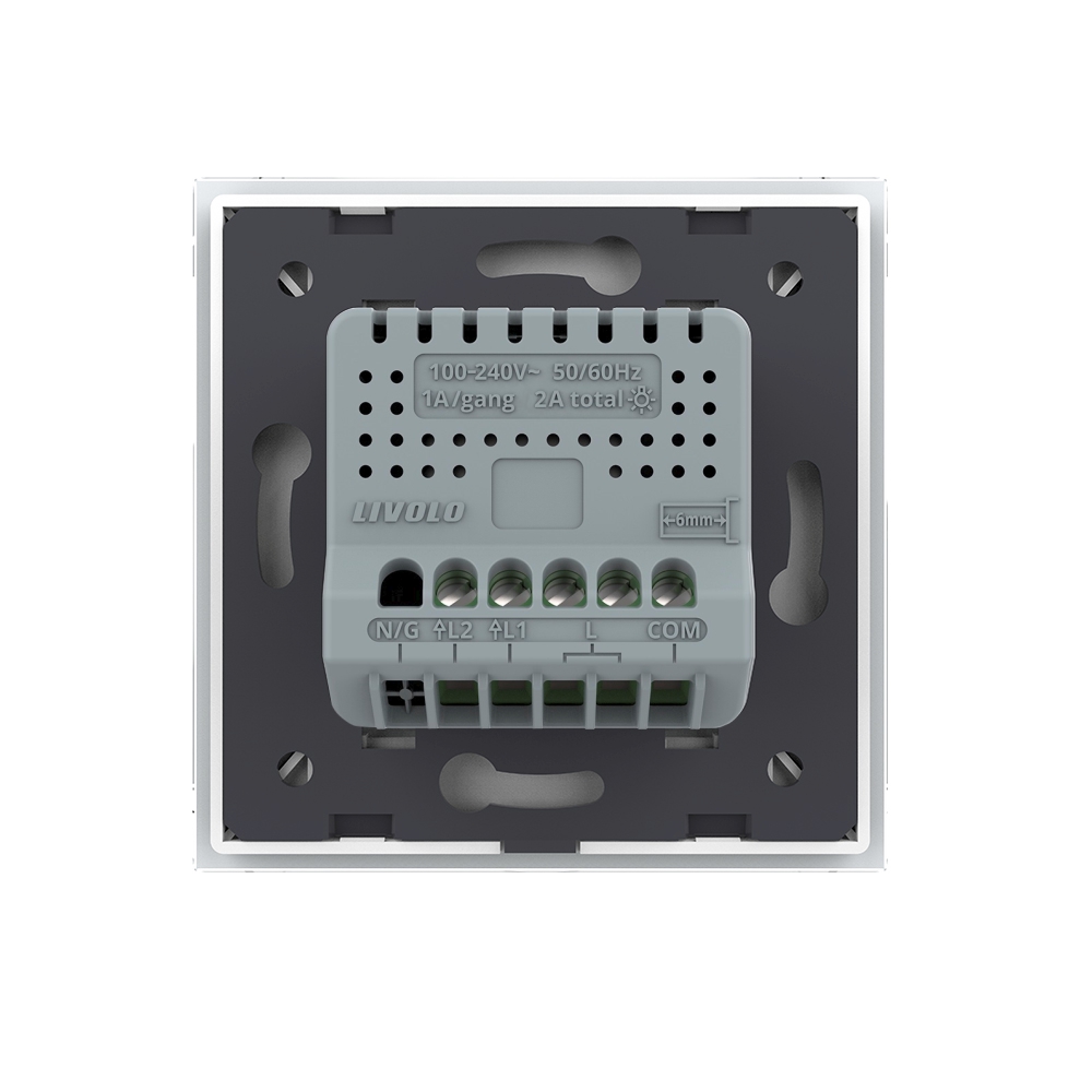 Intrerupator Dublu Touch LIVOLO cu Variator - imagine 4