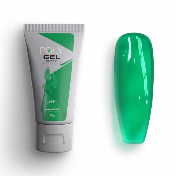 Polygel Glass 2M Hema Free Green 30gr | Nailshop