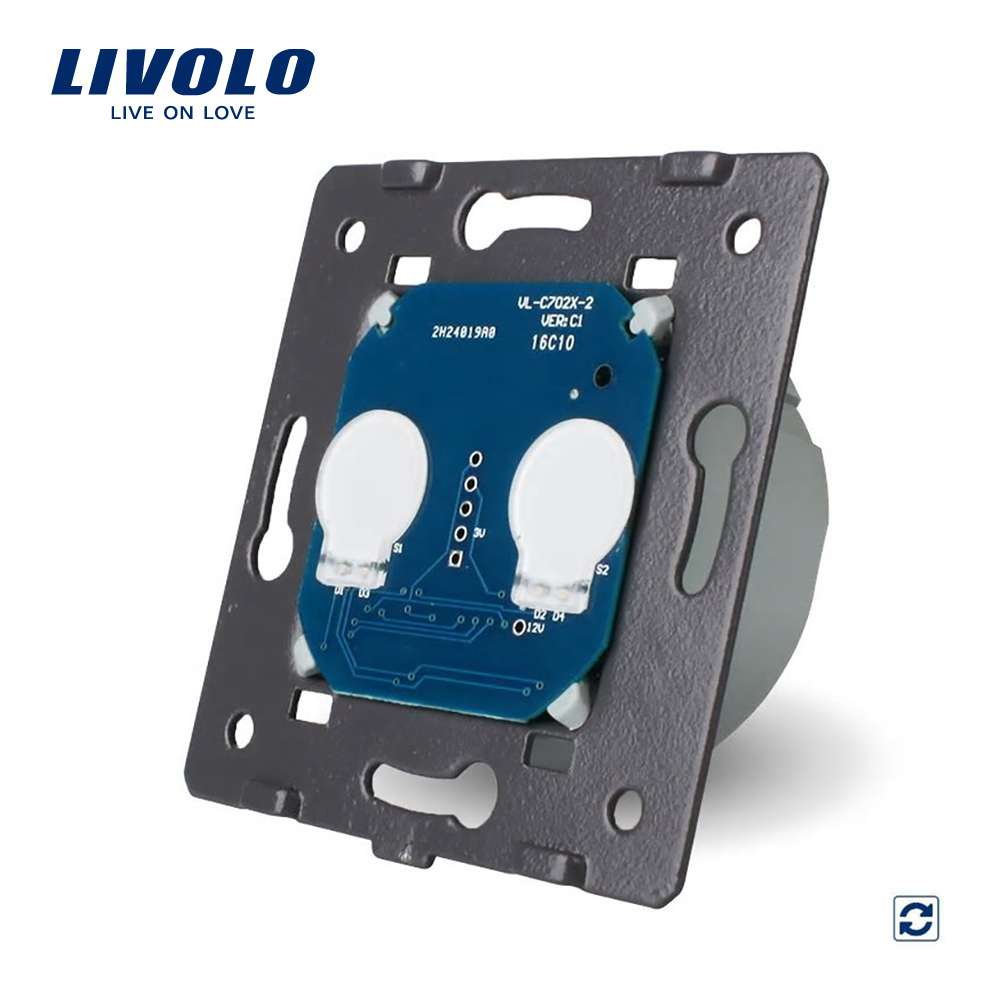 Modul Touch Dublu LIVOLO cu Revenire