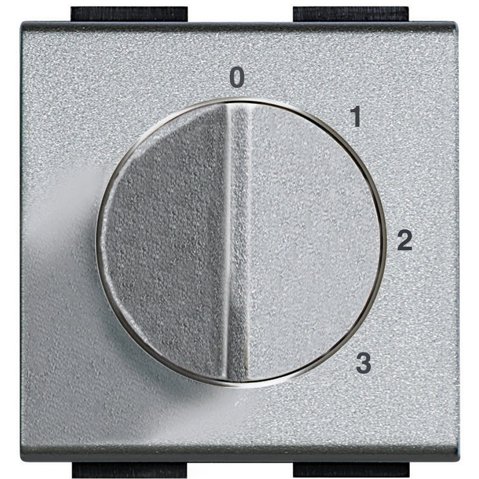 Selector Rotativ 4 Pozitii Bticino Argintiu