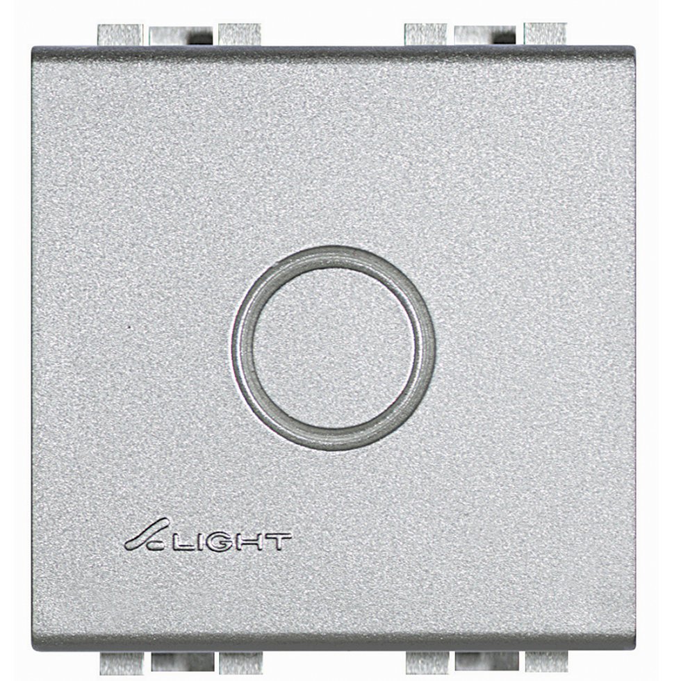 Tasta falsă Bticino Living Light, argintiu, 2M