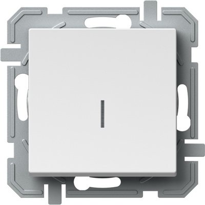 Intrerupator Simplu 1P 10A cu Indicator, Alb, Tem