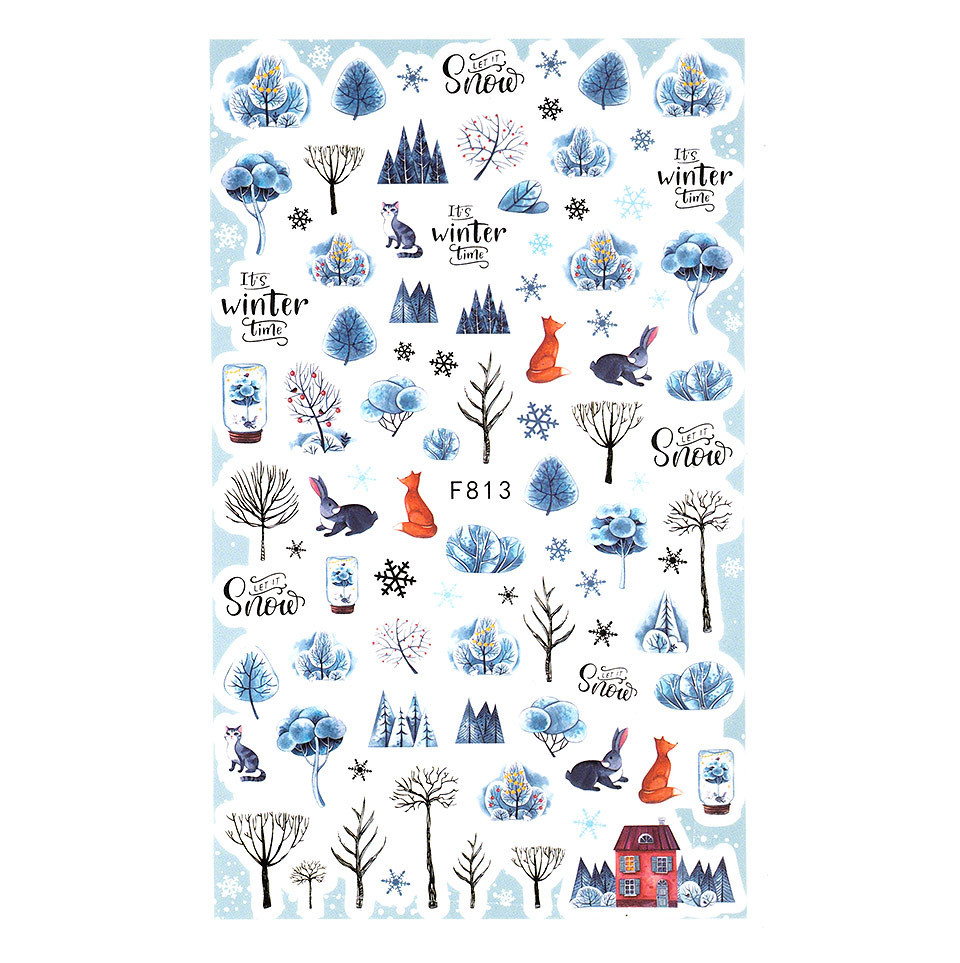 Abtibild Unghii SensoPRO F813 Winter Spirit - imagine 2