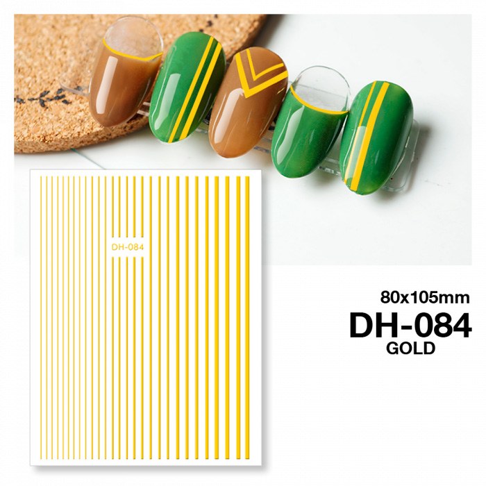 Matriță Autocolantă Gold Nailshop DH-084