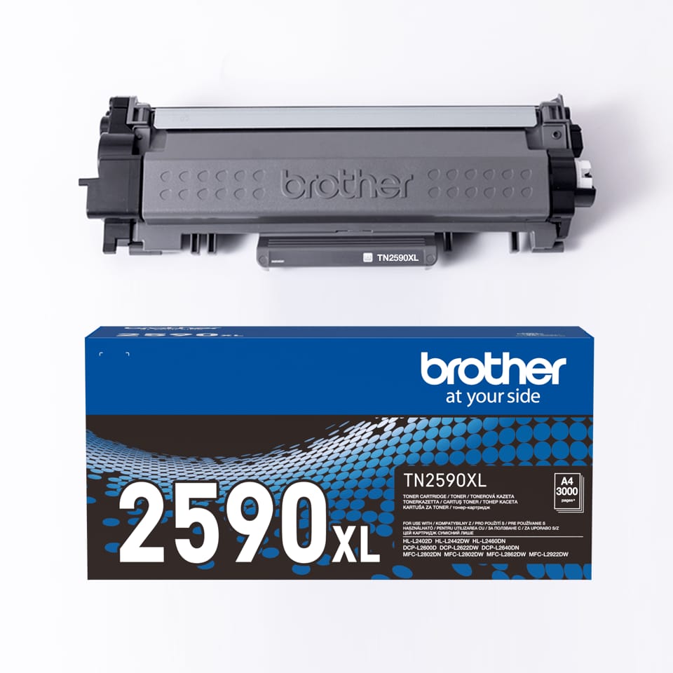 Toner Original Brother TN2590XL Black - 3000 pagini - imagine 2