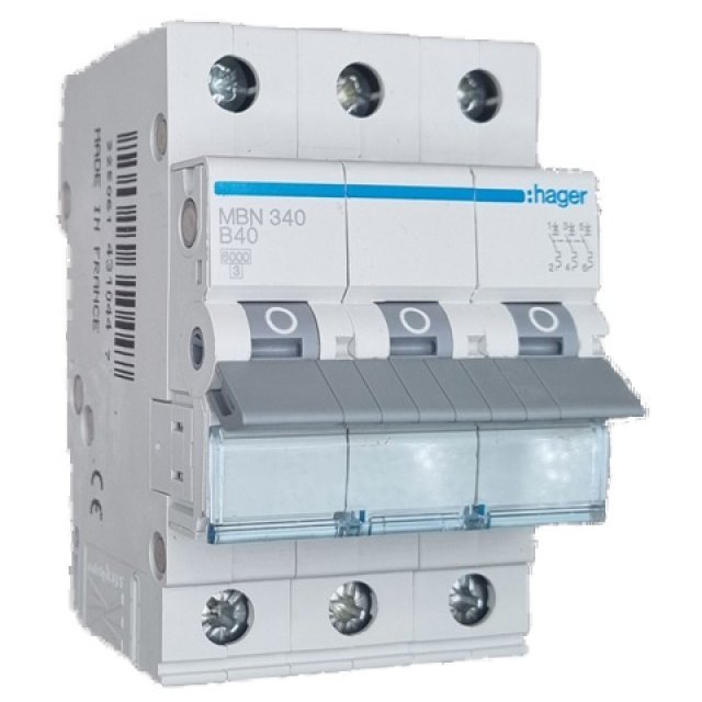 Siguranță Hager 3P 40A, Protecție Sigură