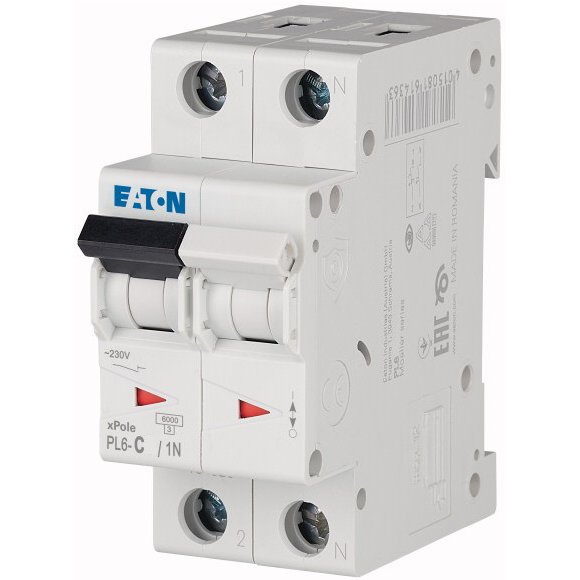 Siguranta Automata Eaton 1P+N 32A, PL6-32/1N