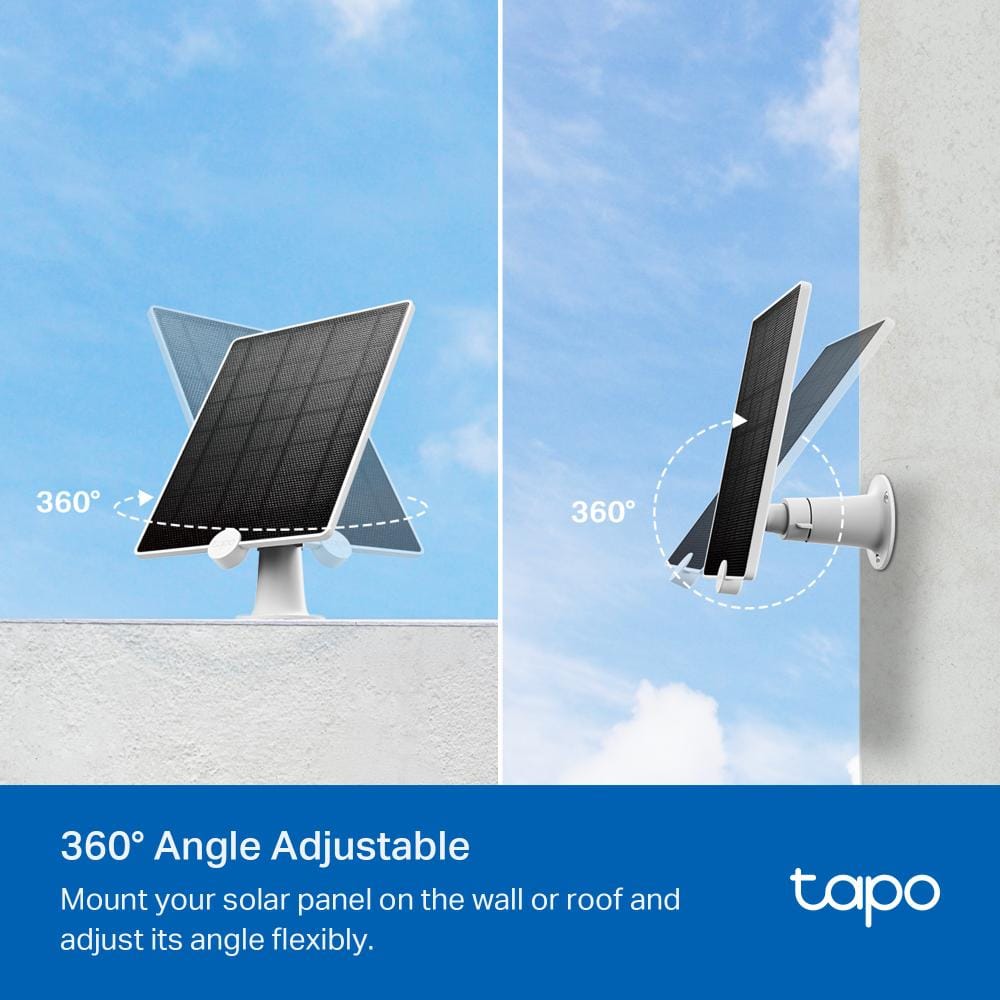 Panou Solar TP-Link Tapo A200 4.5W IP65 pentru Camere Tapo - imagine 4
