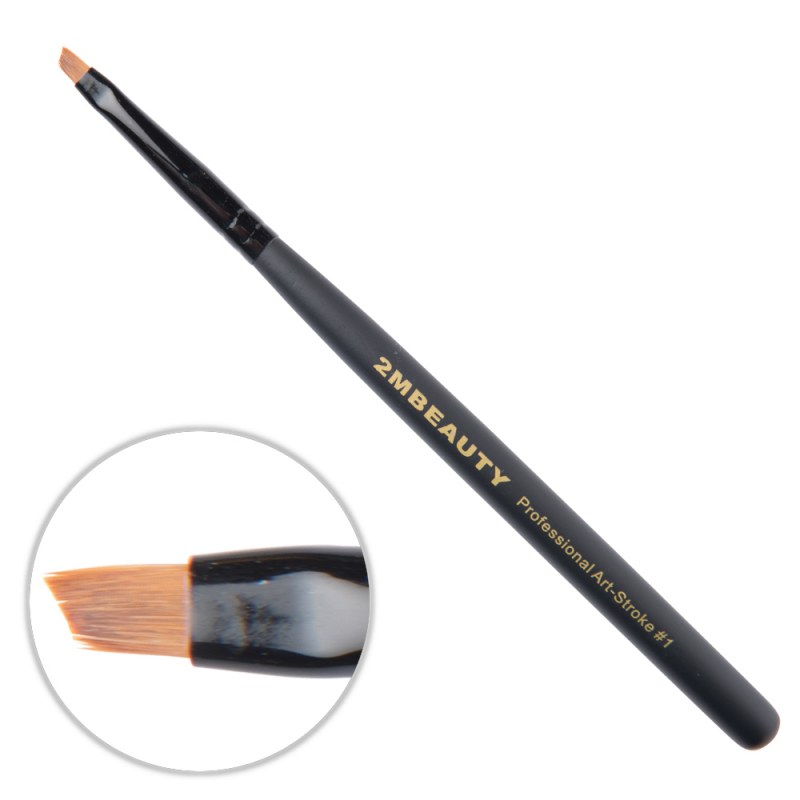 Pensula Nail Art OneStroke 2M Black Beauty nr.01