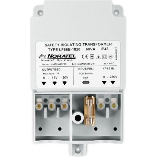 Transformator Satel TR 60 VA, 20V AC - imagine 1