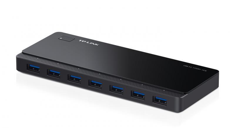 Hub USB TP-LINK UH700 7 Porturi USB 3.0 Negru