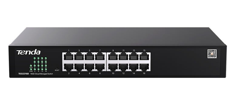 Switch Tenda TEG2216D 16 Porturi Gigabit, Management Cloud