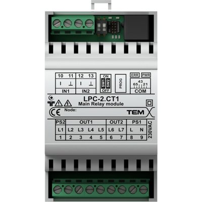 Modul Releu TEM-EM49-U 2x16A Control Cartela