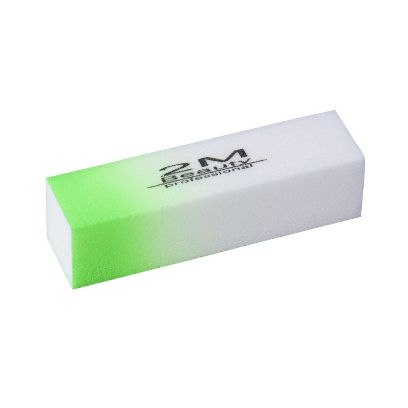 Buffer Alb-Verde 2M Nailshop pentru Unghii