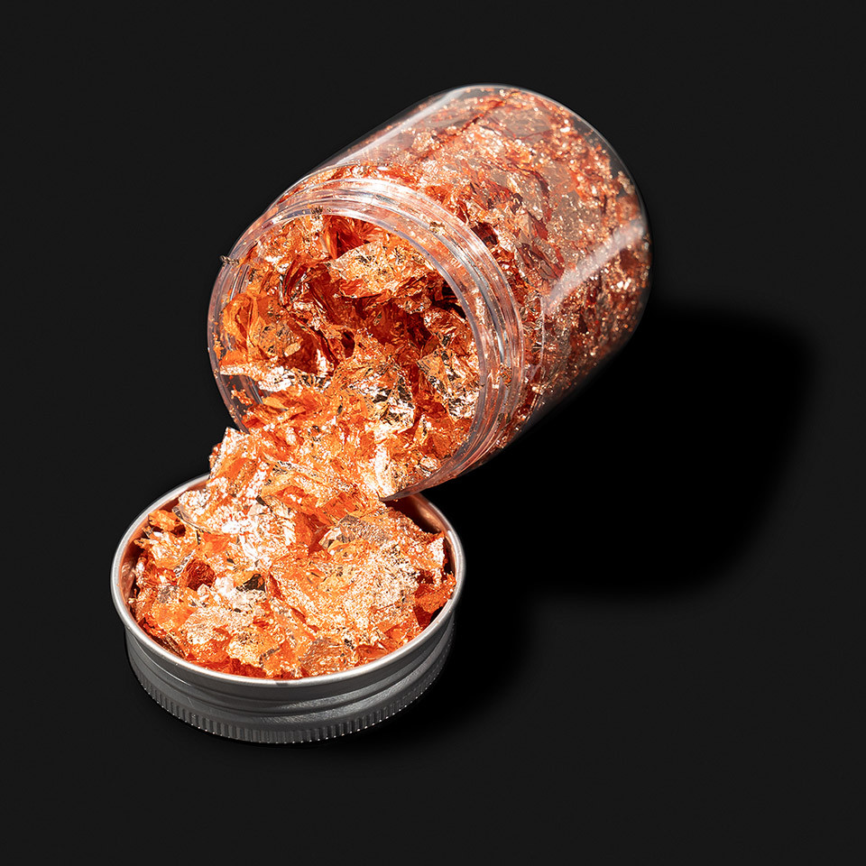 Folie Creponată LUXORISE Copper Glam | Manichiură Efect