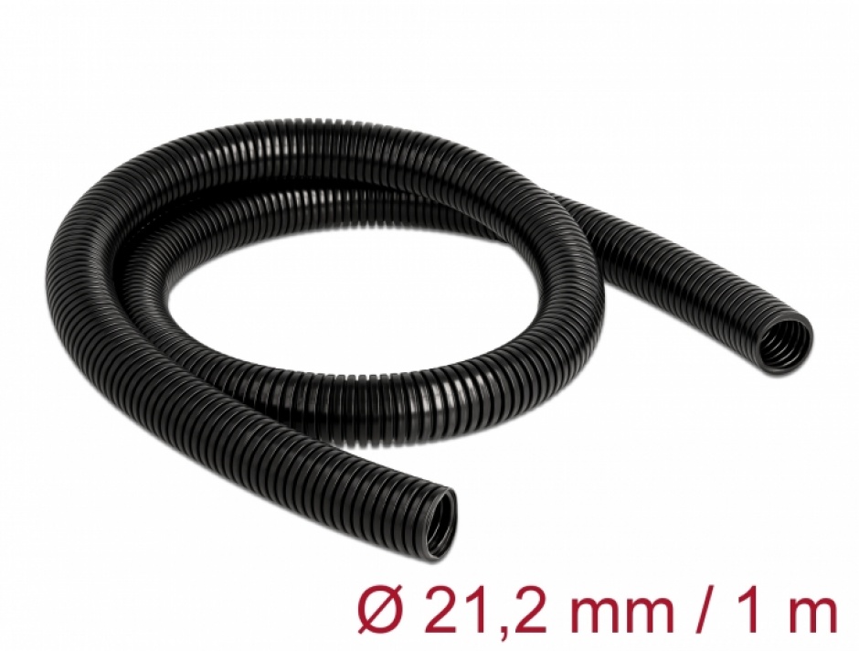 Organizator Cabluri Delock 1m, Protecție Flexibilă