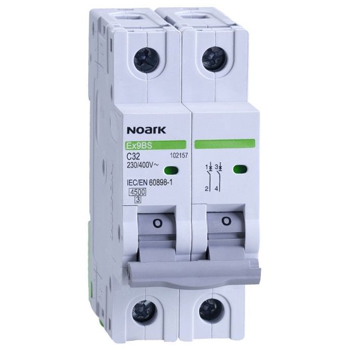 Siguranță Automată Noark Ex9BS 2P 63A C