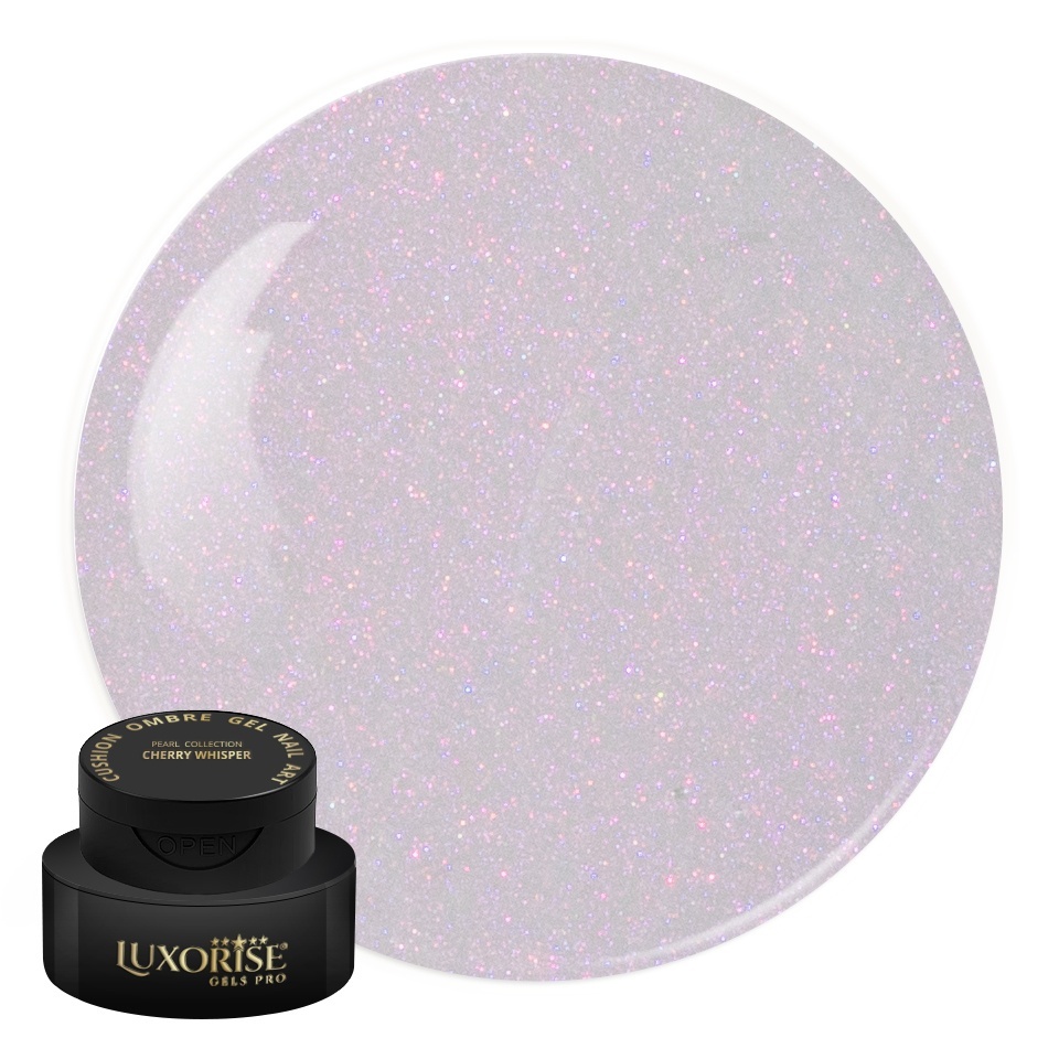 Gel UV Nail Art Babyboomer LUXORISE Cushion Ombre Pearl - Cherry Whisper, 2ml