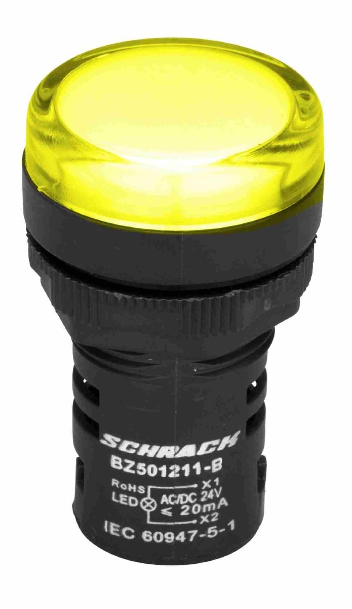 Lampa Semnalizare Schrack LED 24V Galben IP65
