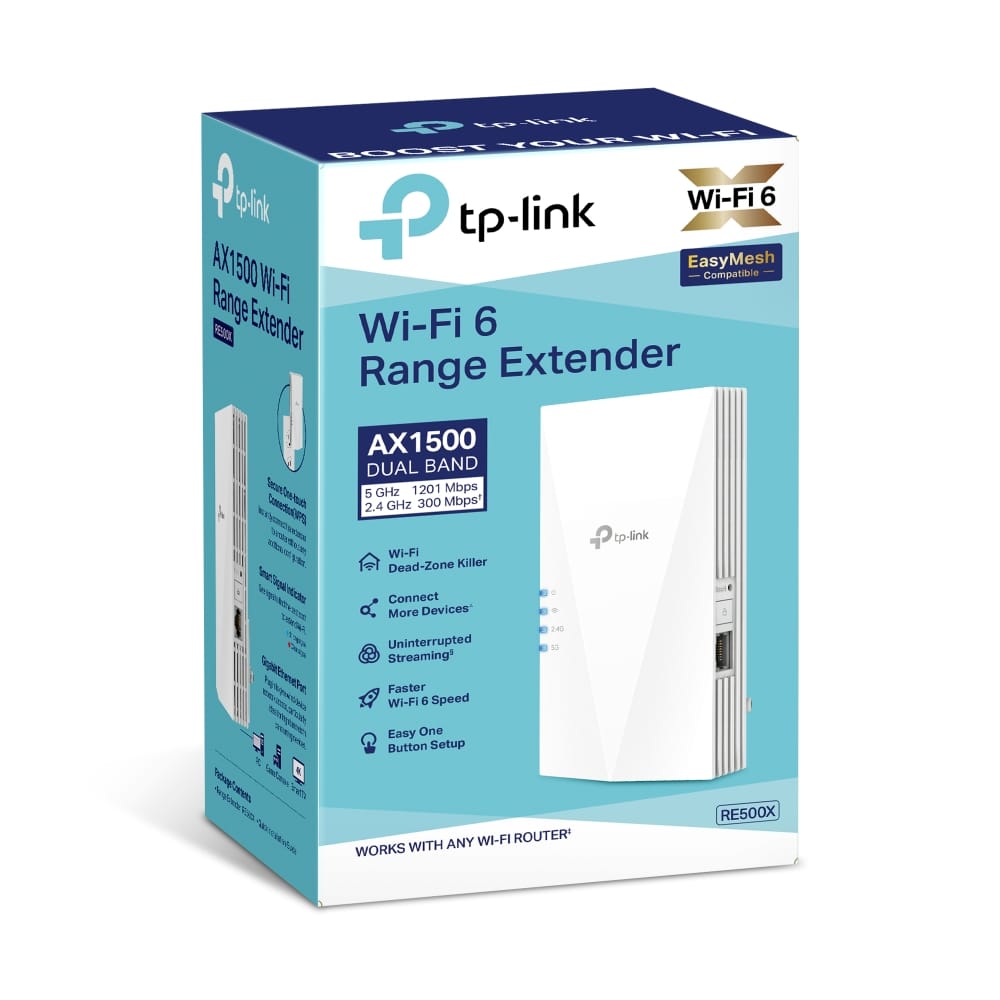 Range Extender TP-Link RE500X AX1500 Wi-Fi 6 Dual Band - imagine 17