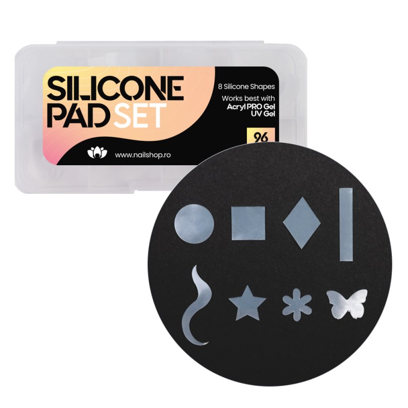 Set 96 Paduri Silicon Nailshop, 8 Modele