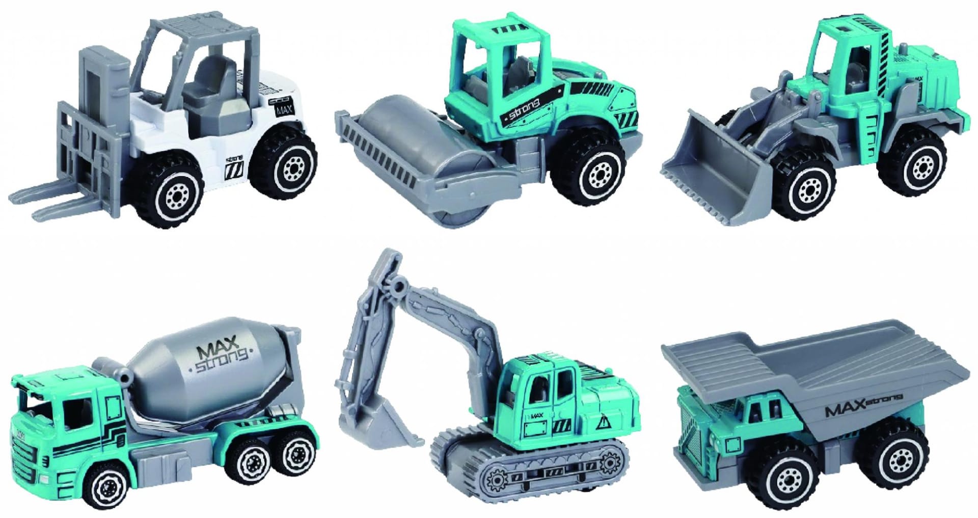 Macheta Utilaj Die Cast 1/64 - Cevodle, 7.5cm, Metal - imagine 2