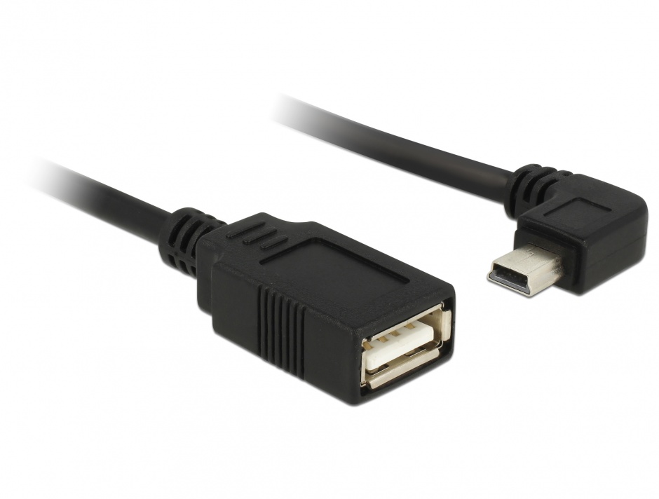 Cablu Mini USB OTG 50cm Delock 83356