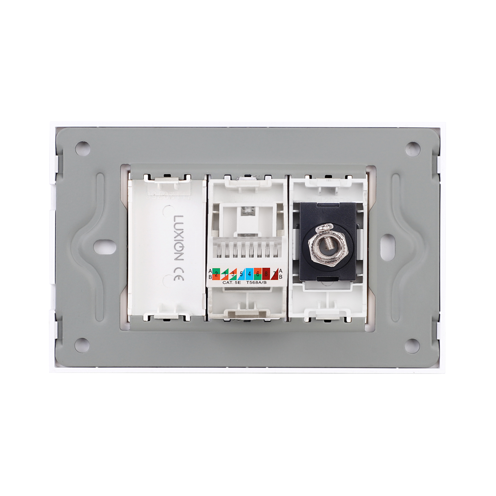 Priza TV+Internet Sticla Luxion IP44 - imagine 12