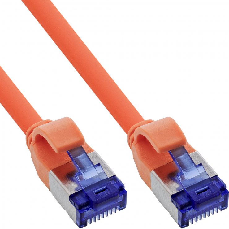 Cablu Patch InLine Cat.6A S/FTP Orange 0.3m