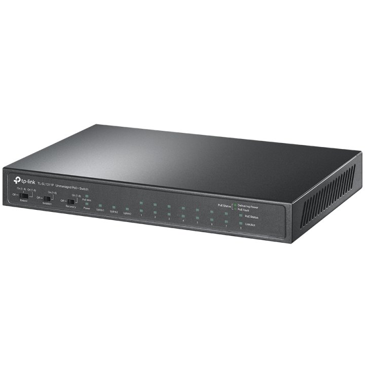 Switch TP-Link TL-SL1311P, 8 Porturi PoE+
