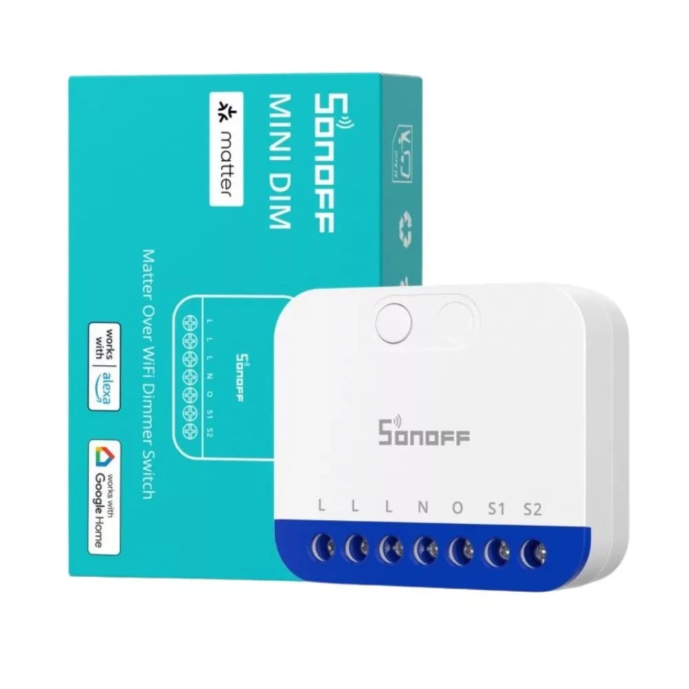 Releu Wi-Fi Sonoff Mini-Dim cu Dimming si Monitorizare Consum - imagine 2
