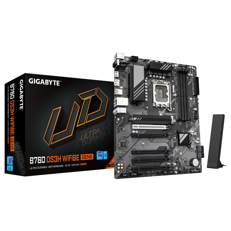 Placa de Baza Gigabyte B760 DS3H WIFI6E GEN5 - imagine 2