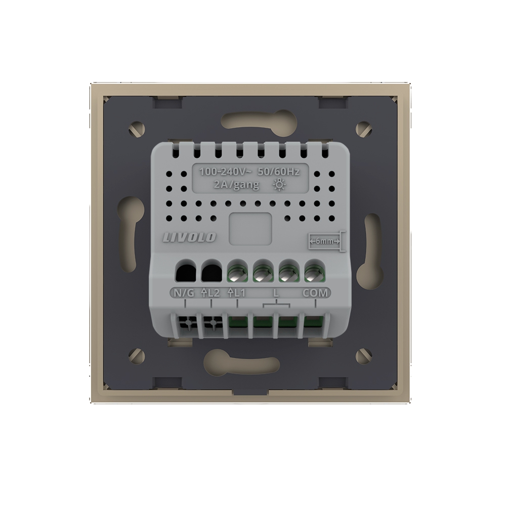 Intrerupator Touch Livolo cu Dimmer, Sticla - imagine 12