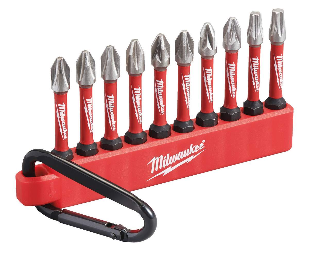 Set 10 Biti Milwaukee Shockwave Impact Duty