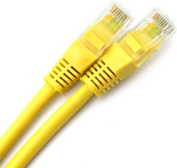 Patchcord Spacer CAT5e 0.5m Galben, Conexiune