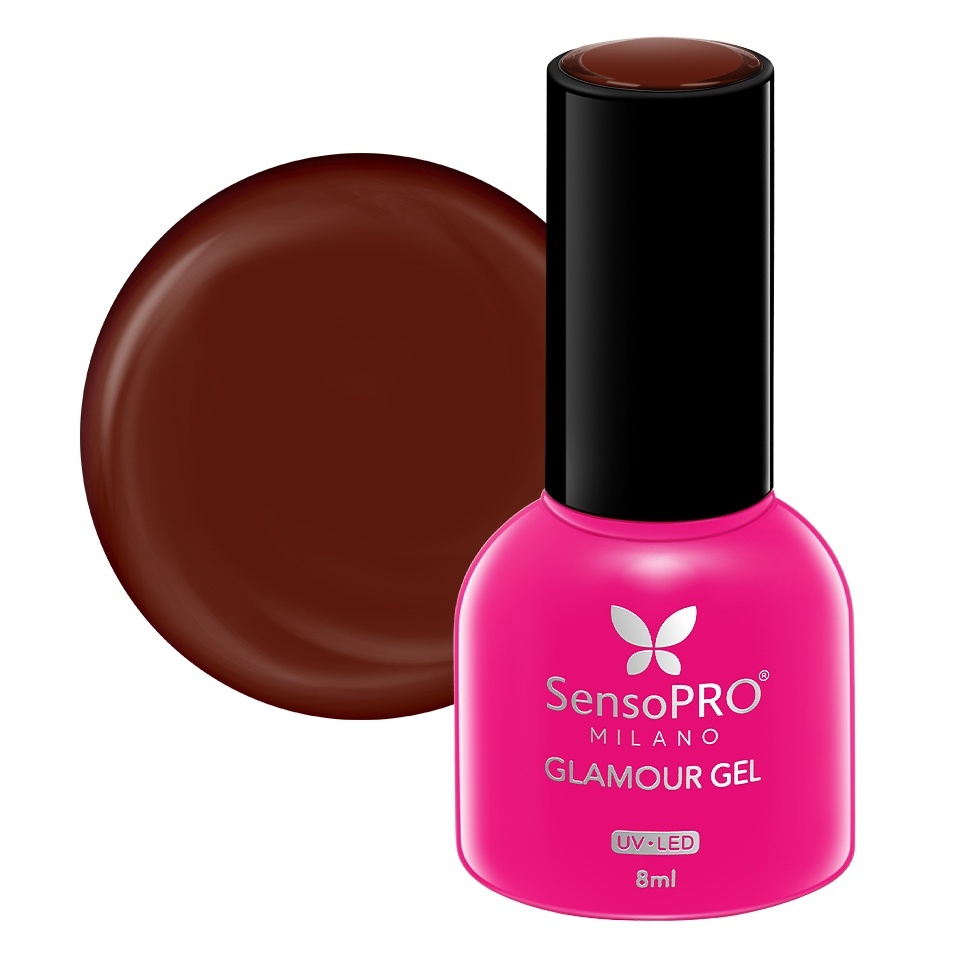 Oja Semipermanenta Glamour Gel SensoPRO Milano Sangria Cocktail #04, 8ml