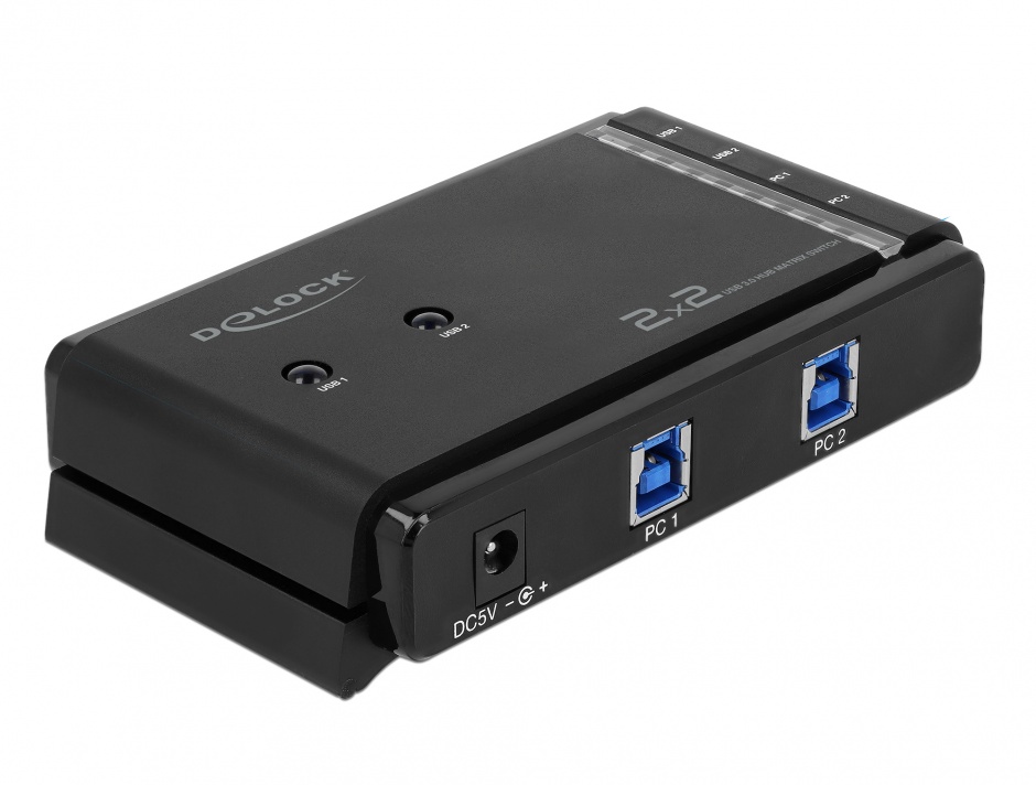 Delock 87736 Matrix Switch USB 3.0, 2x2