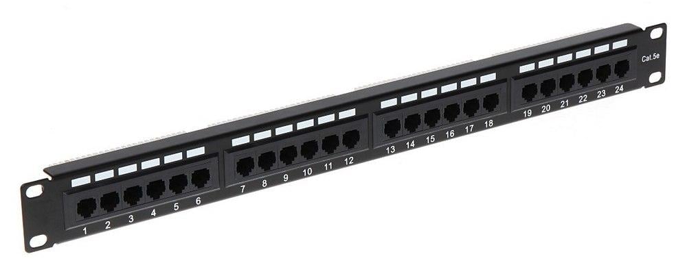 Patch Panel 24 Porturi CAT5E Safer Rackabil