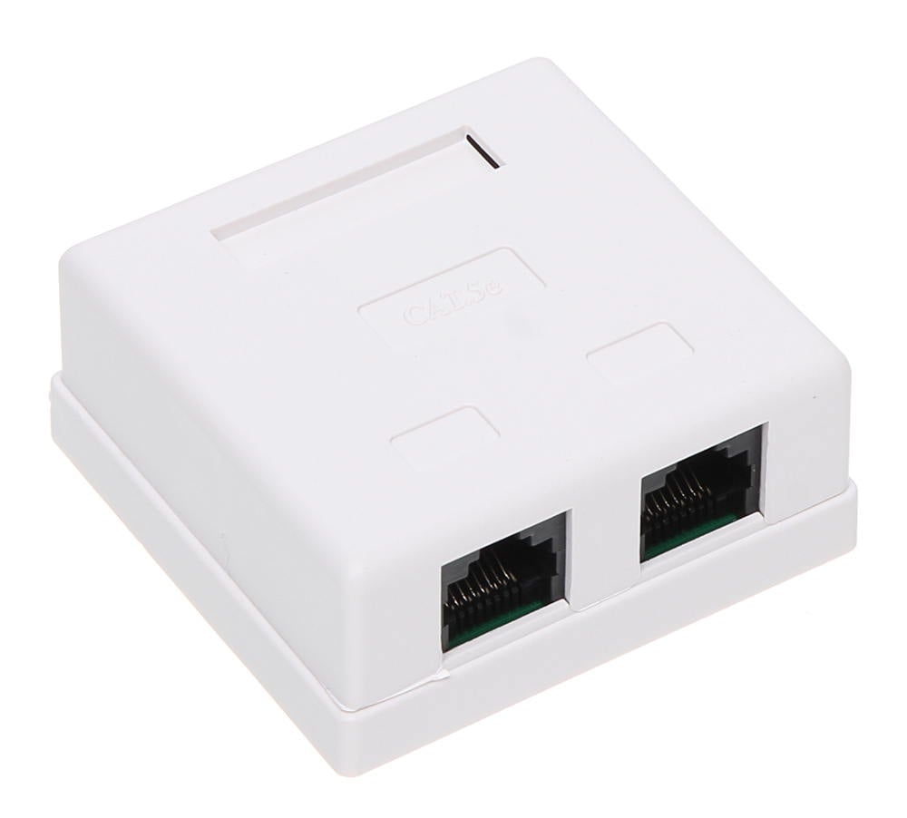 Priza Dubla Retea RJ45 2 Porturi, Atu Tech