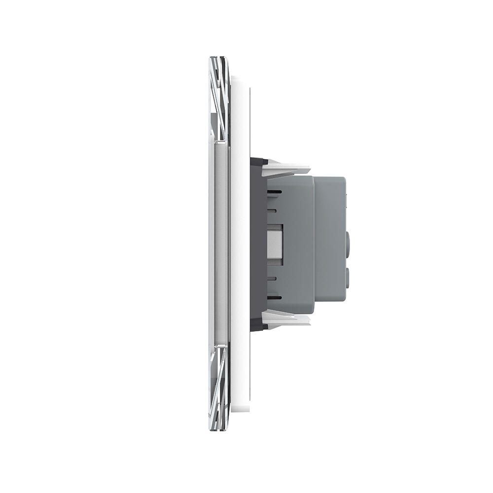 Priza Triplă Livolo Sticlă 6/7 Module - imagine 3