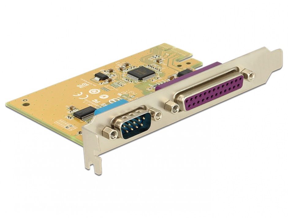 Delock 89446: PCIe Serial RS232 & Paralel DB25