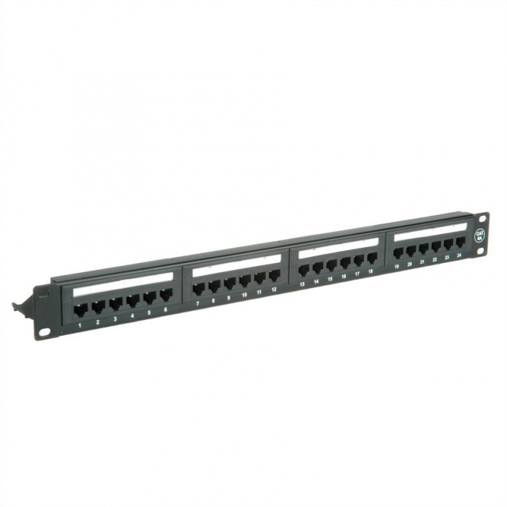 Patch Panel 19" Cat.6A 24 Porturi UTP Value, 10GbE