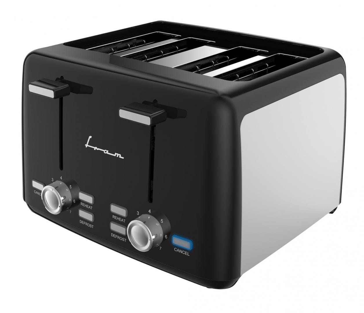 Prajitor Paine Fram FTP-1574SSBK 1500W 4 Felii Negru - imagine 2
