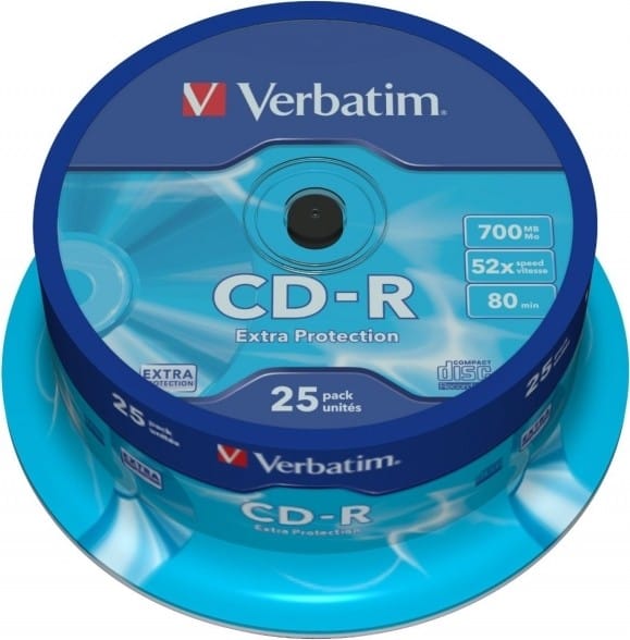 CD-R Verbatim 700MB 52x 25 buc - Stocare Optică Premium - imagine 2