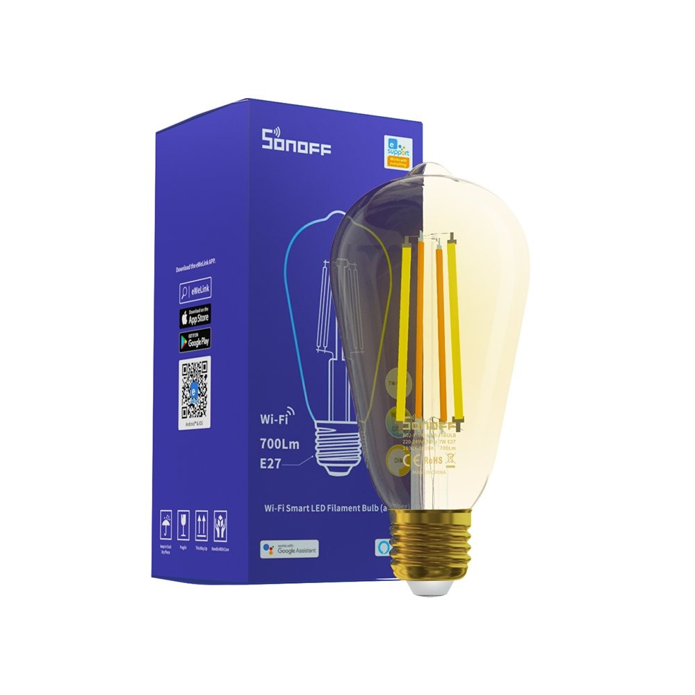 Bec LED Sonoff B02-F-ST64, 7W, Wi-Fi, Dimmer - imagine 4