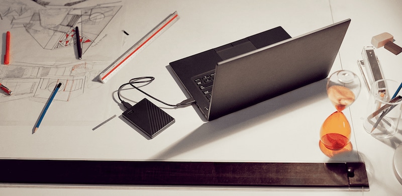 HDD Extern WD My Passport 1TB Negru - USB 3.2 și Securitate Avansată - imagine 6